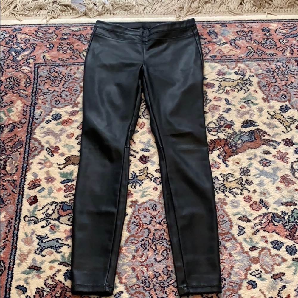 Blank NYC Pull On Leather Leggings - Picture 2 of 8